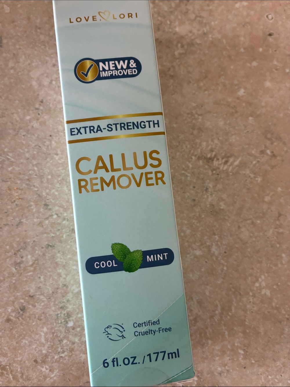 Love Lori Cool Mint Extra-Strength Callus Remover - Light Green
